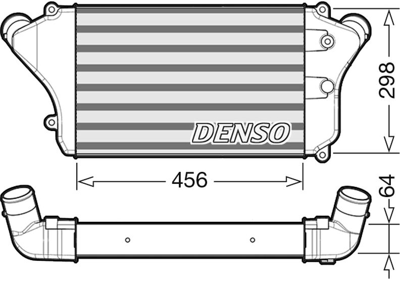 Denso Charge Air Intercooler DIT45005